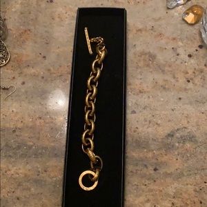 Gold Greek key bracelet